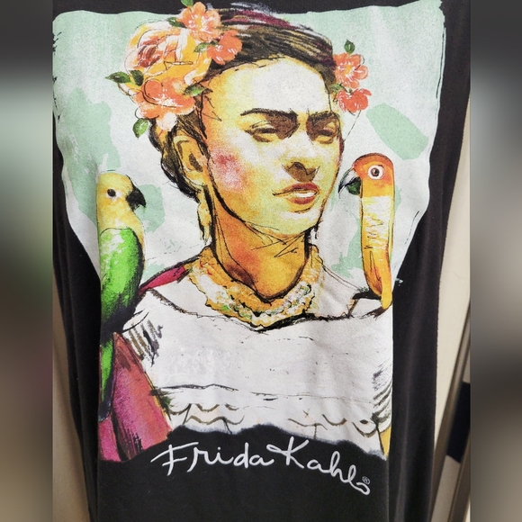 Torrid Frida Kahlo Black Graphic Tank Top | Size 2XL - Picture 2 of 4